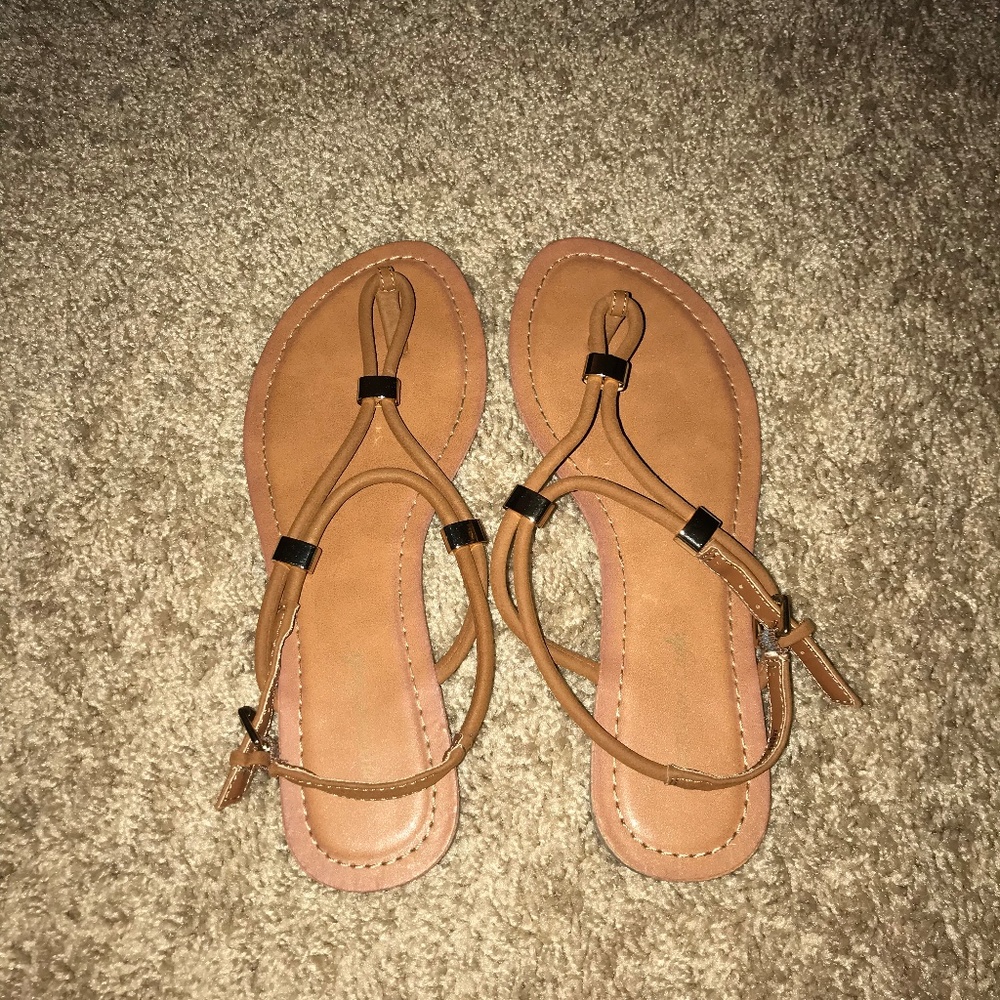 Brown Thong Sandals